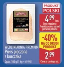 pierś pieczona z kurczaka
