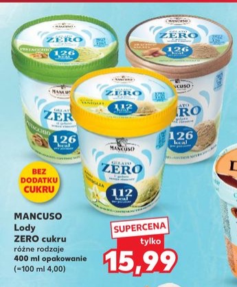 lody zero cukru różne rodzaje