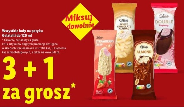 Wszystkie lody na patyku Gelatelli