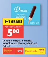 lody na patyku waniliowe