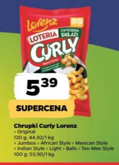 chrupki curly