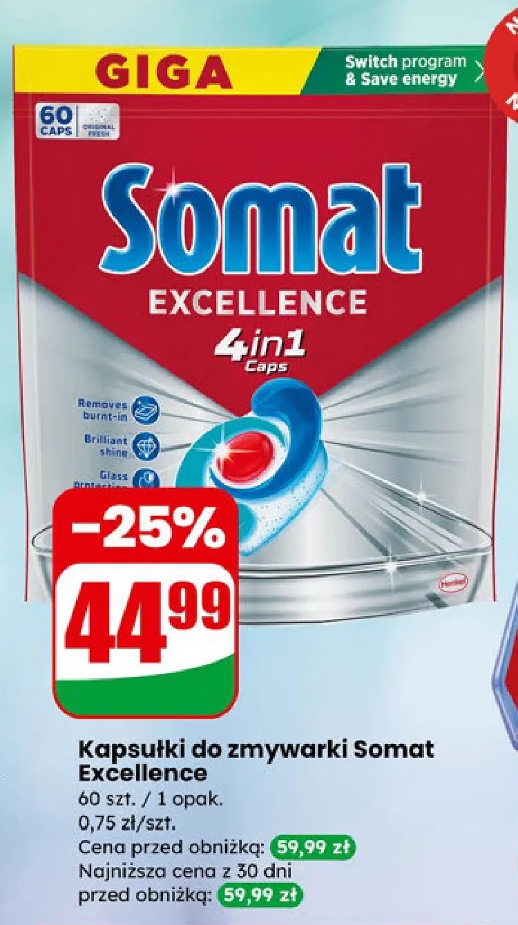 kapsułki do zmywarki Excellence