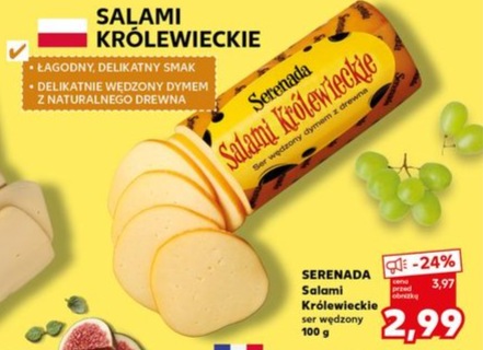 salami Królewieckie ser wędzony