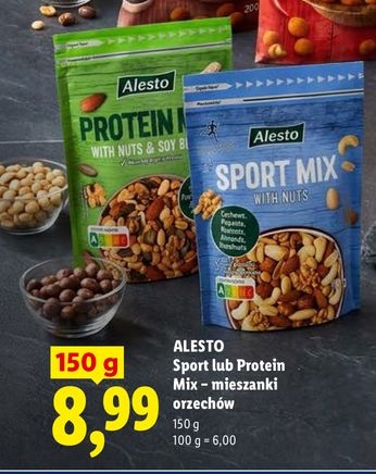 mieszanka orzechowa sport lub protein