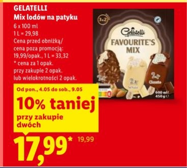 lody na patyku mix