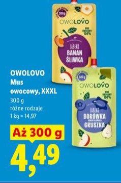 mus owocowy xxxl