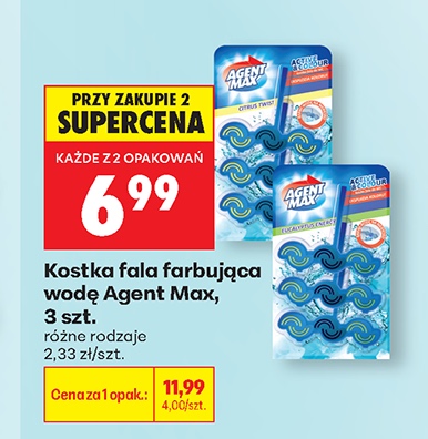 kostka do WC barwiąca wodę