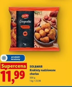 krokiety nadziewane chorizo