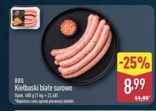 kiełbaski białe surowe