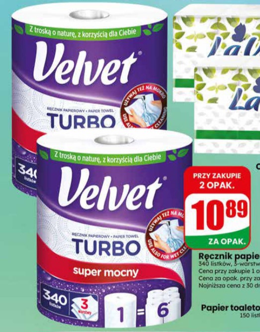 ręcznik papierowy turbo velvet