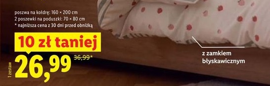pościel dwustronna z mikrowłókna satynowego