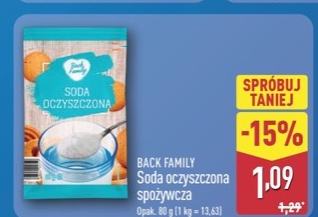 soda oczyszczona spożywcza