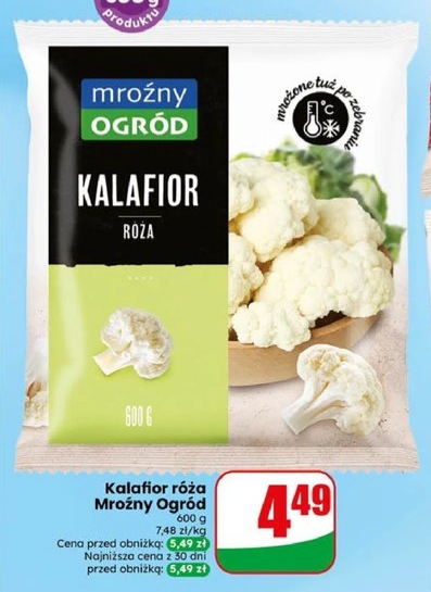 kalafior róża mrożony