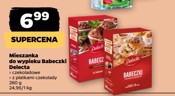 mieszanka do wypieku babeczki z płatkami czekolady / czekoladowe