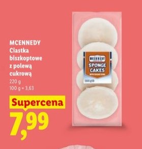 ciastka biszkoptowe z polewą cukrową