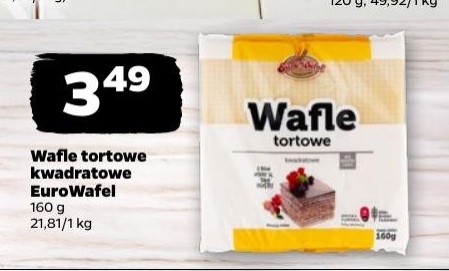 wafle tortowe kwadratowe