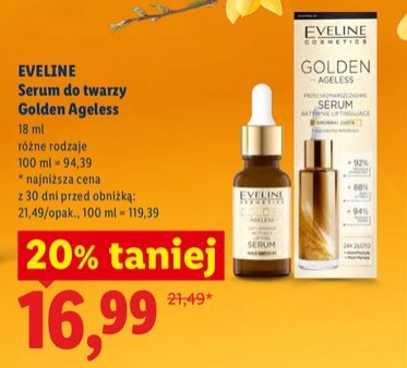 serum do twarzy golden ageless różne rodzaje