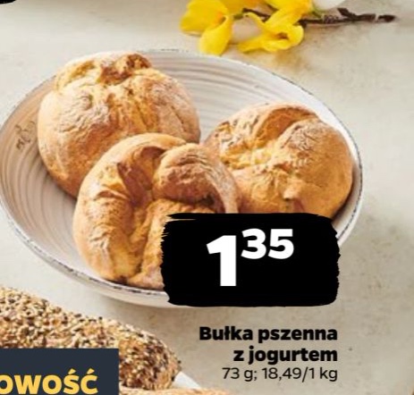 bułka pszenna z jogurtem