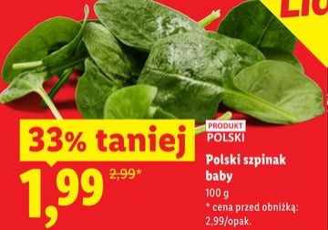 szpinak baby