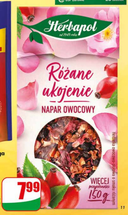 napar owocowy różane ukojenie