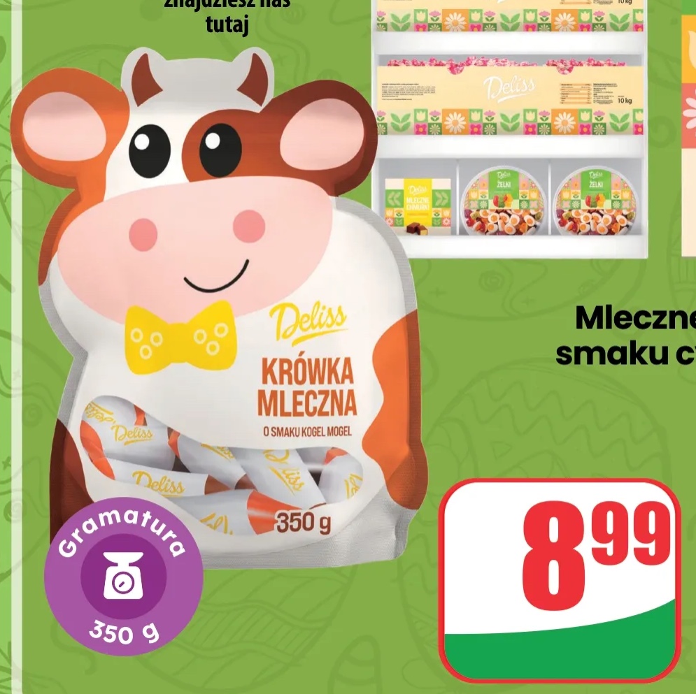 cukierki krówka o smaku kogel mogel