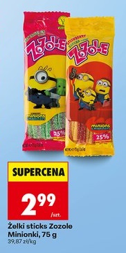 żelki sticks Minionki