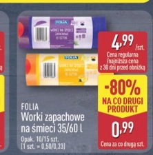 worki zapachowe na śmieci 35l/60l