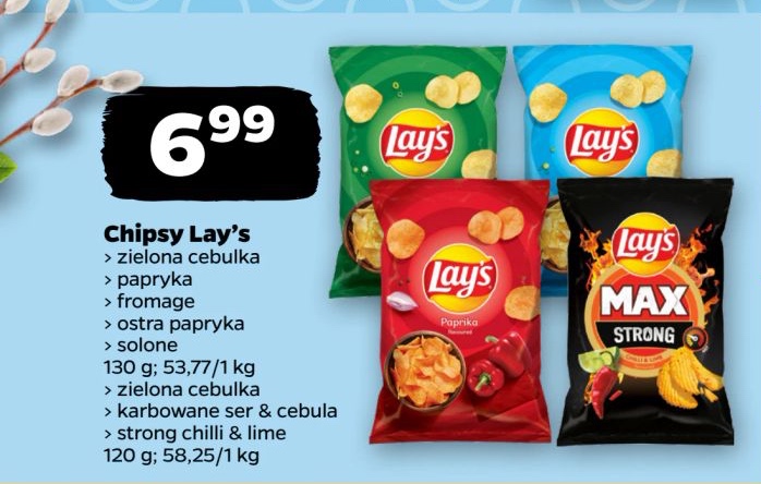 chipsy karbowane zielona cebulka