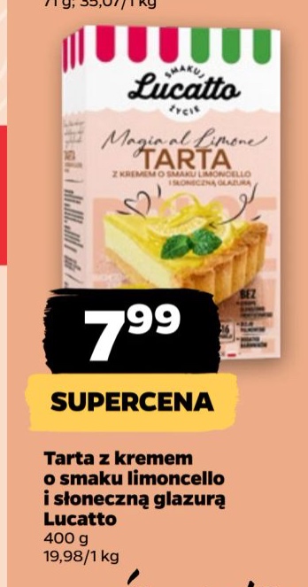 tarta z kremem o smaku limoncello i słoneczną glazurą