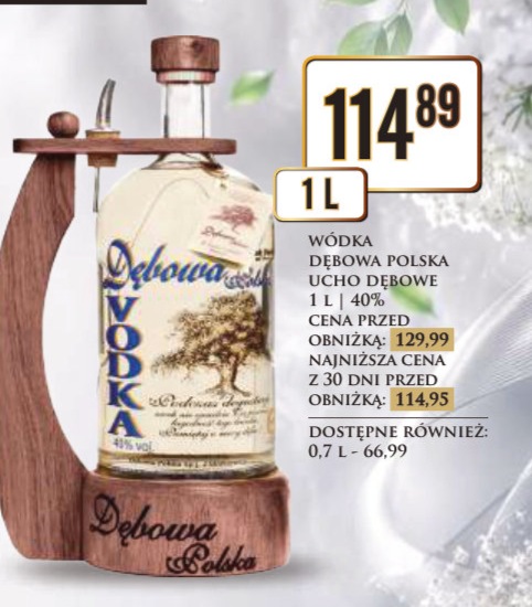 wódka ucho dębowe