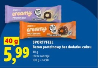 baton proteinowy bez dodatku cukru