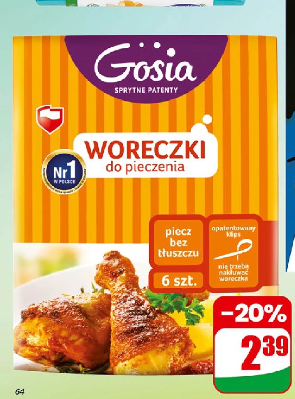 woreczki do pieczenia z klipsami