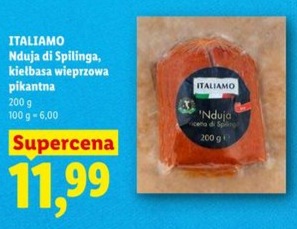 kiełbasa wieprzowa pikantna 'Nduja di Spilinga