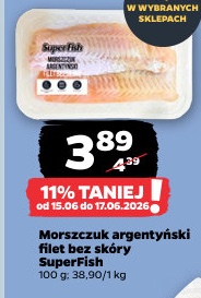 morszczuk argentyński filet bez skóry
