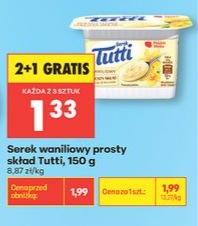 Serek waniliowy prosty skład