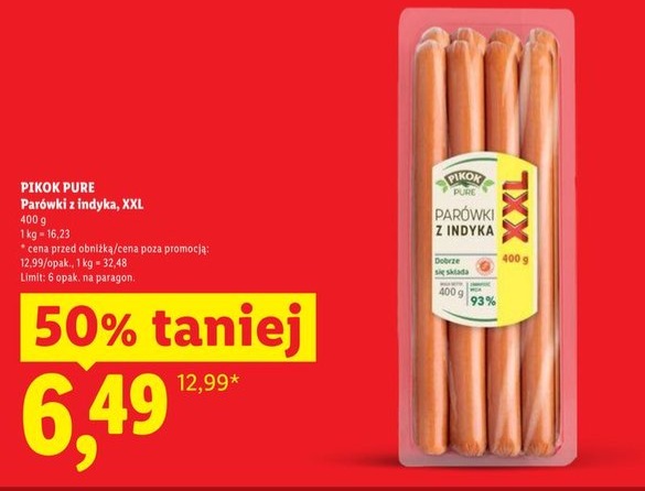 parówki z indyka