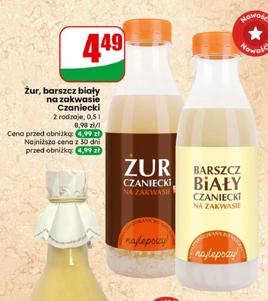 żur, barszcz biały na zakwasie