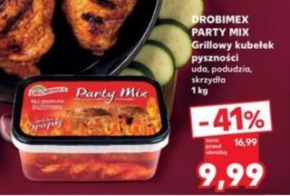 party Mix grillowy kubeczek uda, podudzia, skrzydła
