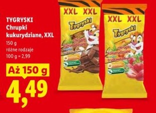 chrupki kukurydziane XXL