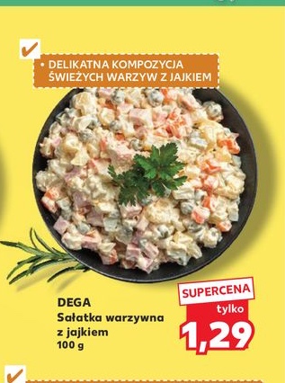 Sałatka warzywna z jajkiem