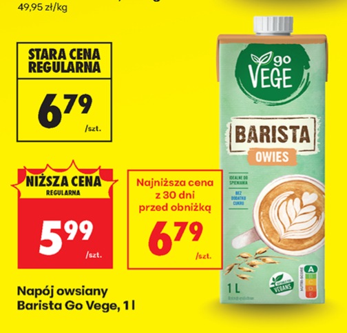 napój owsiany barista