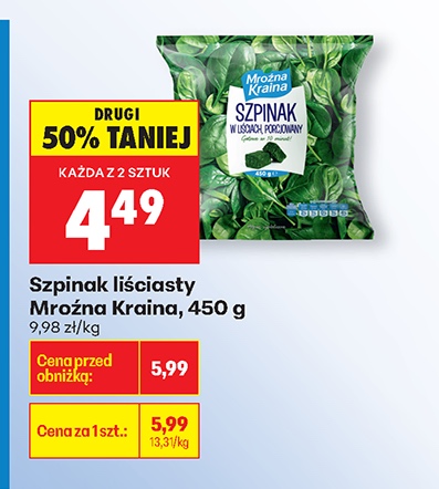 szpinak liściasty