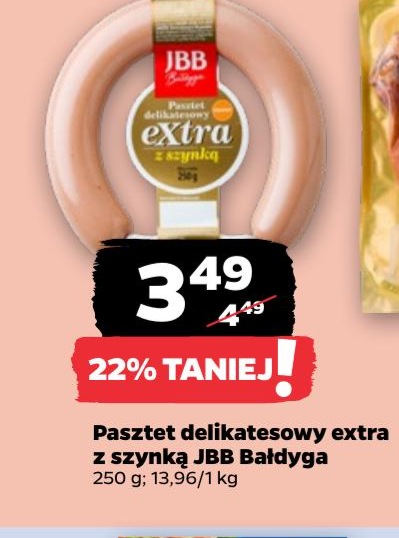 pasztet delikatesowy extra z szynką