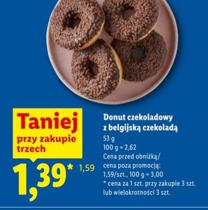 donut czekoladowy z belgijską czekoladą