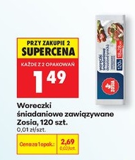 woreczki śniadaniowe zawiązywane