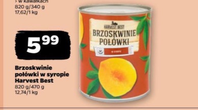 brzoskwinie połówki w syropie