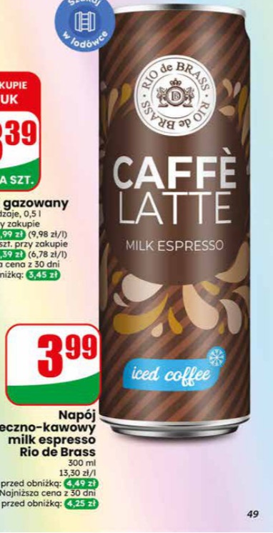 napój mleczno-kawowy milk espresso