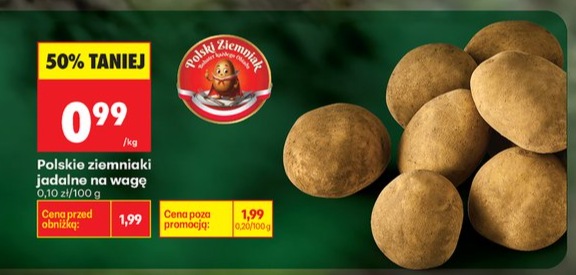 ziemniak jadalny na wagę