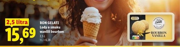 lody o smaku wanilii bourbon
