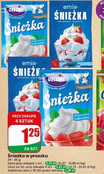 śnieżka w proszku